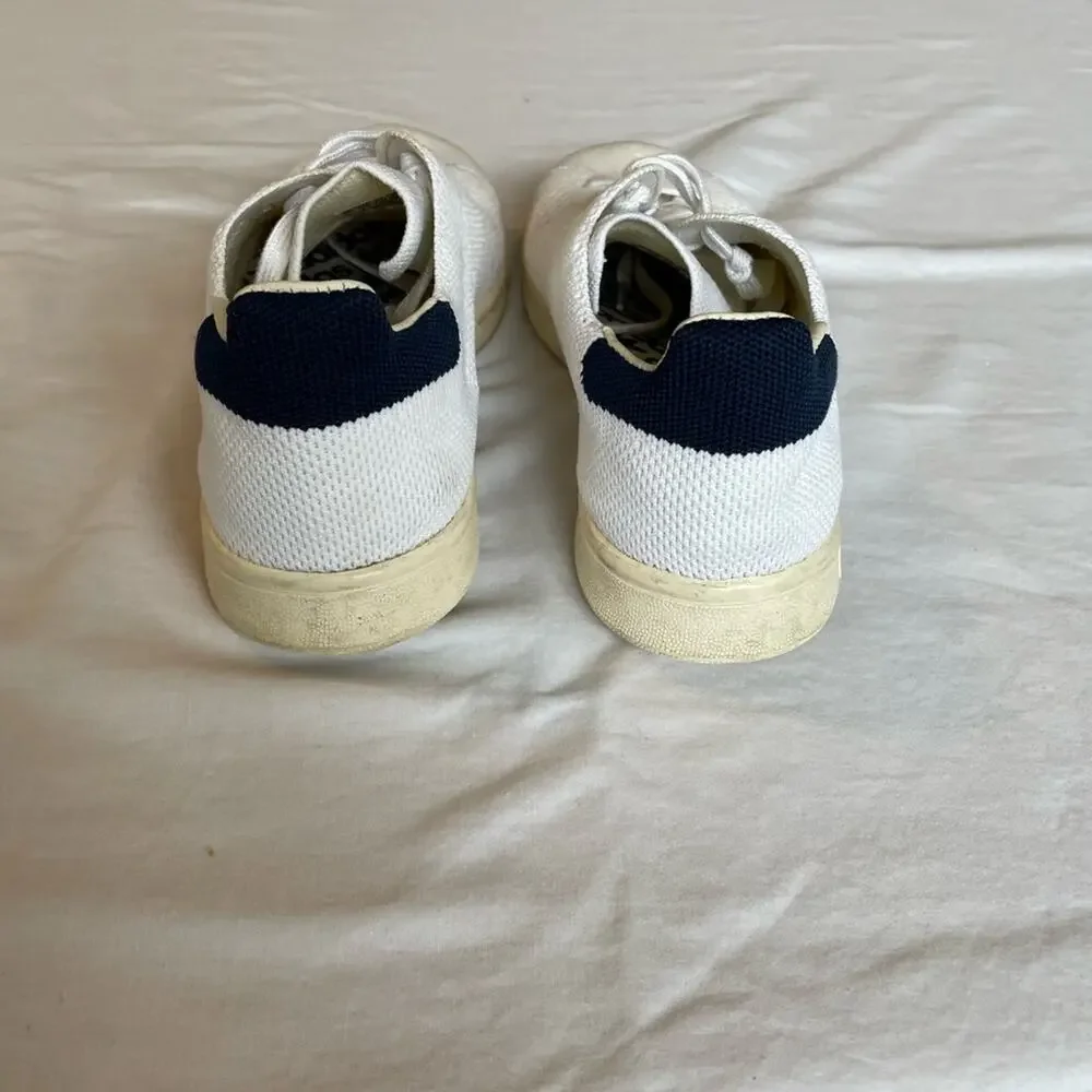 Adidas Stan Smith white woven sneakers.  Size 5